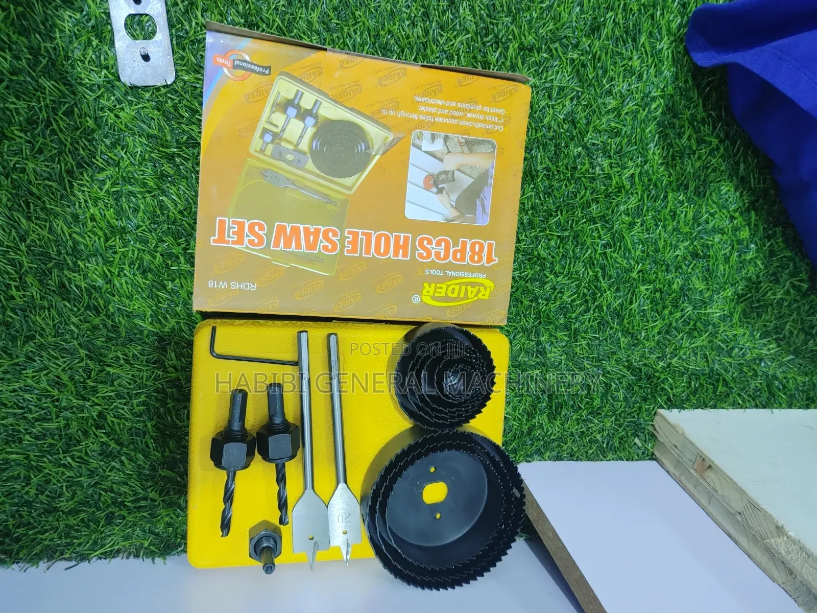 18 Pieces Hole Saw Sets Raider