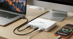 Porodo Velora Usb Multi-Port Fast Chargers With Uk 3-Pin Plugs.