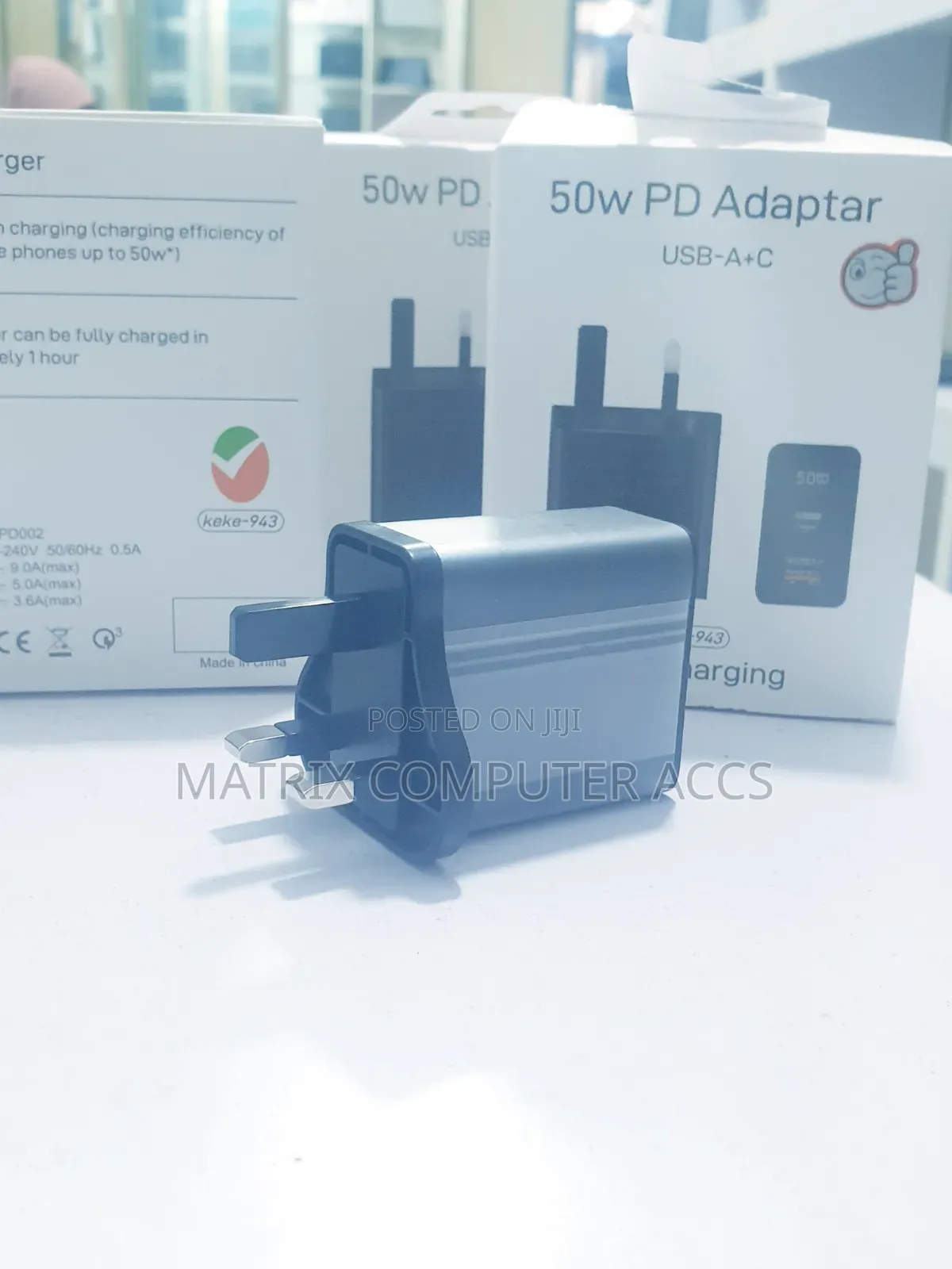 50w Pd Adapter Usb-A+C