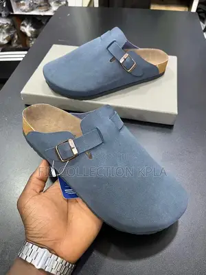 Birkenwave Navy Clog