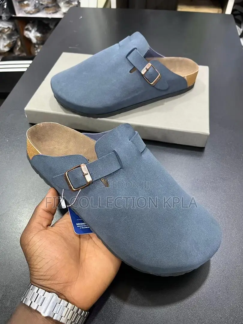 Birkenwave Navy Clog