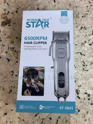 Winning Star Cordless Hair Clipper 6500rpm Rechargeable Trimmer