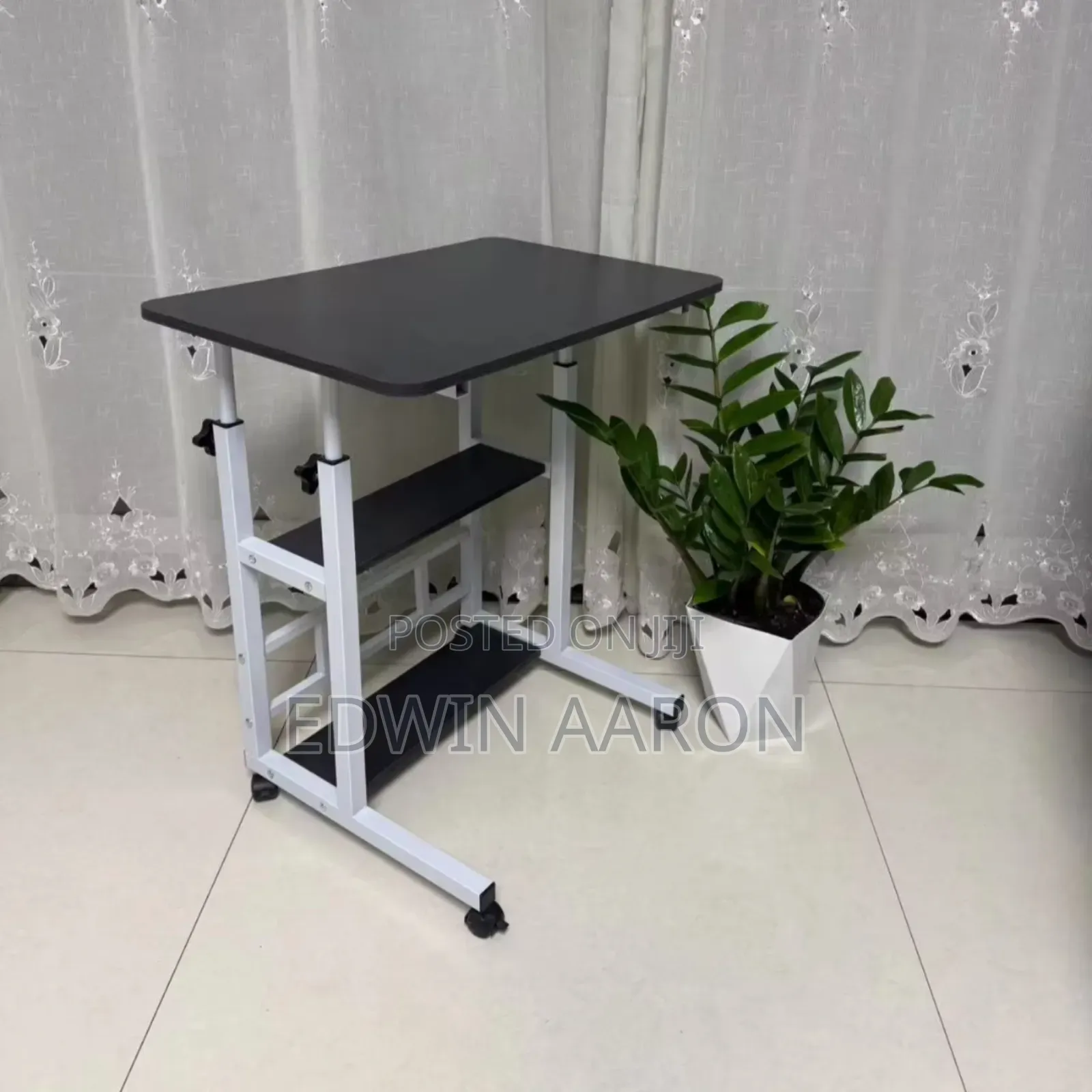 Double Pole Adjustable Laptop Table