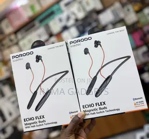 Porodo Soundtec Echo Flex Magnetic Neckband Earbuds