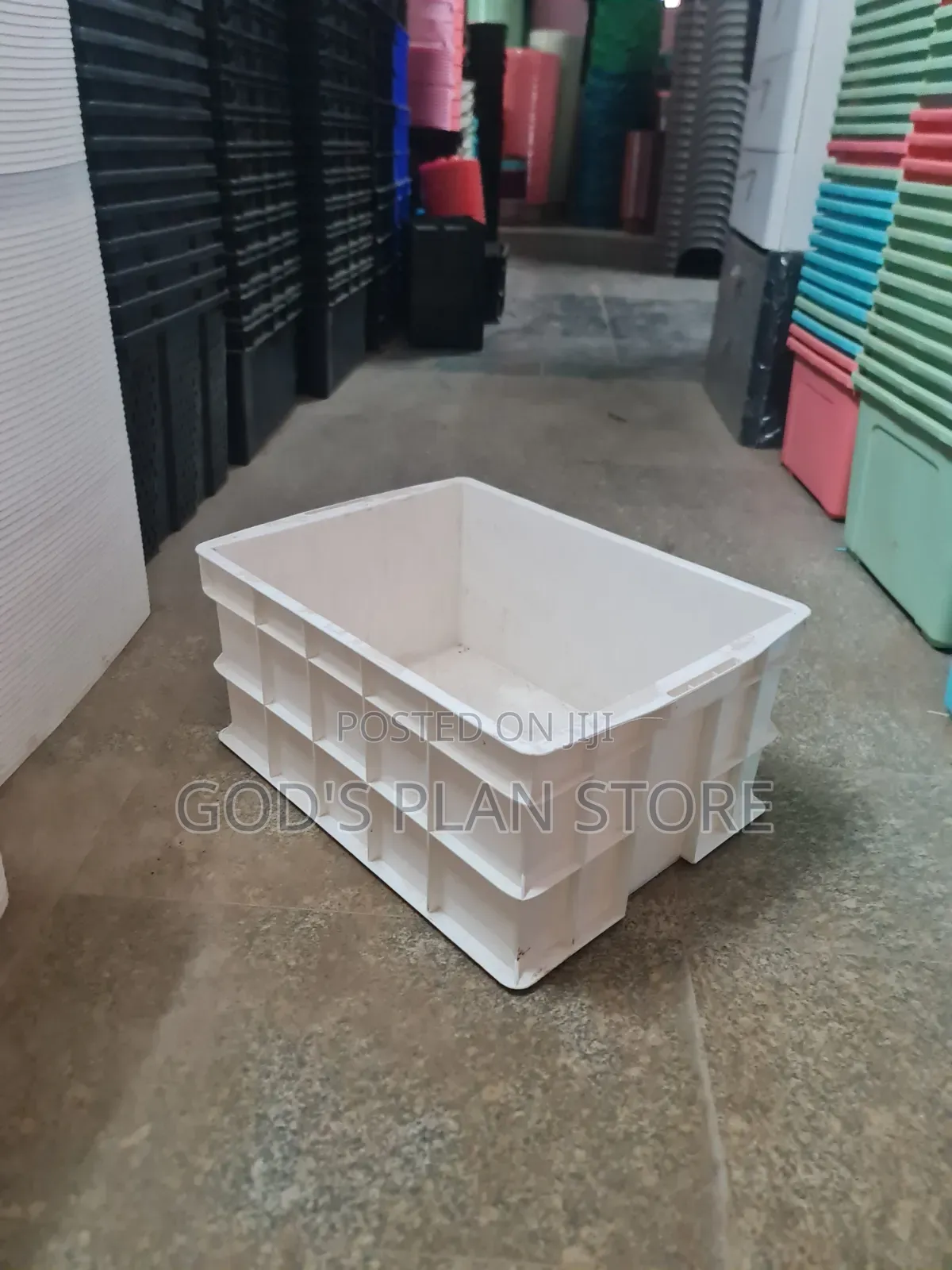 Plastic Crates Plastic Crates(White)