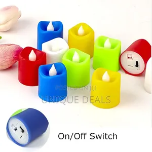 24pcs Battery Operated Flameless Warm White Lighting Led Candle
