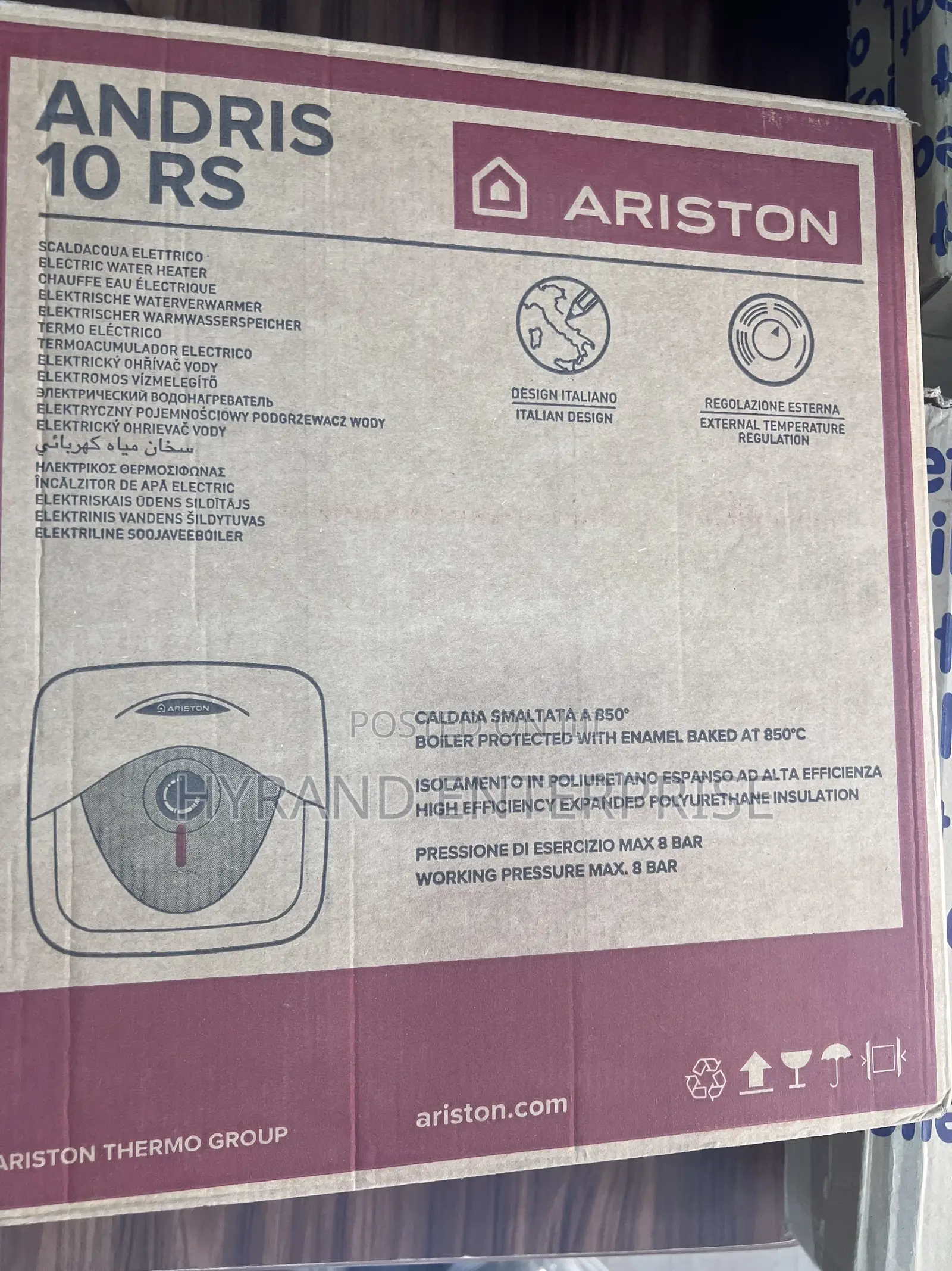 Ariston Water Heater 10l (Italy)