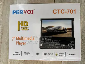 Pervoi CTC-701 7" Touchscreen Car Multimedia Player - Brand New