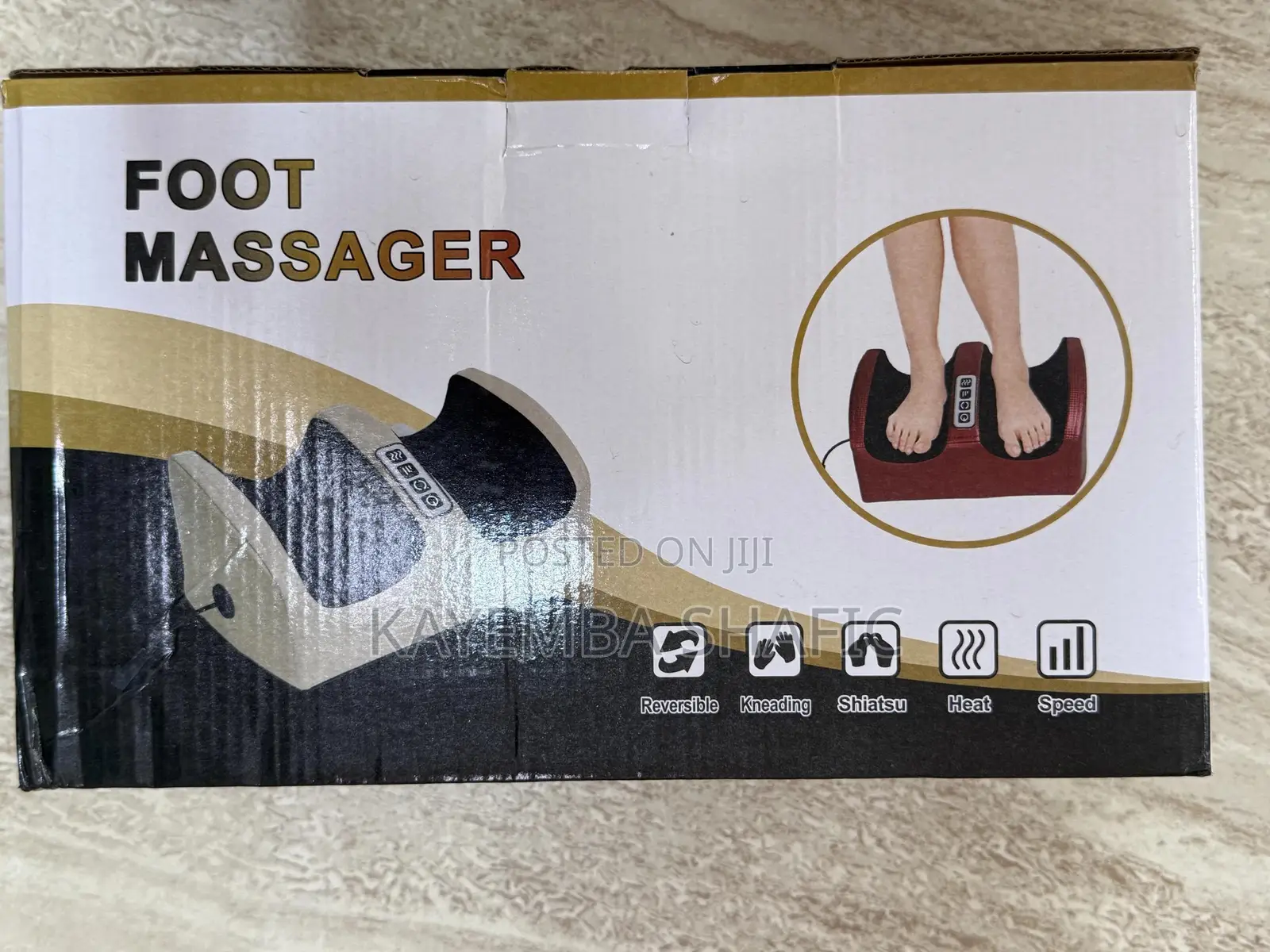 Electric Shiatsu Foot and Calf Massager With Heat Therapy