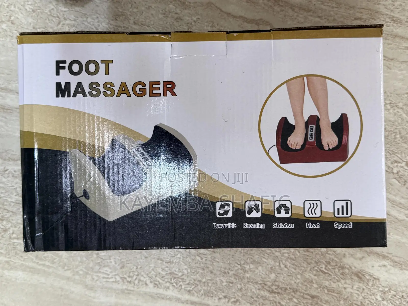 Electric Shiatsu Foot and Calf Massager With Heat Therapy