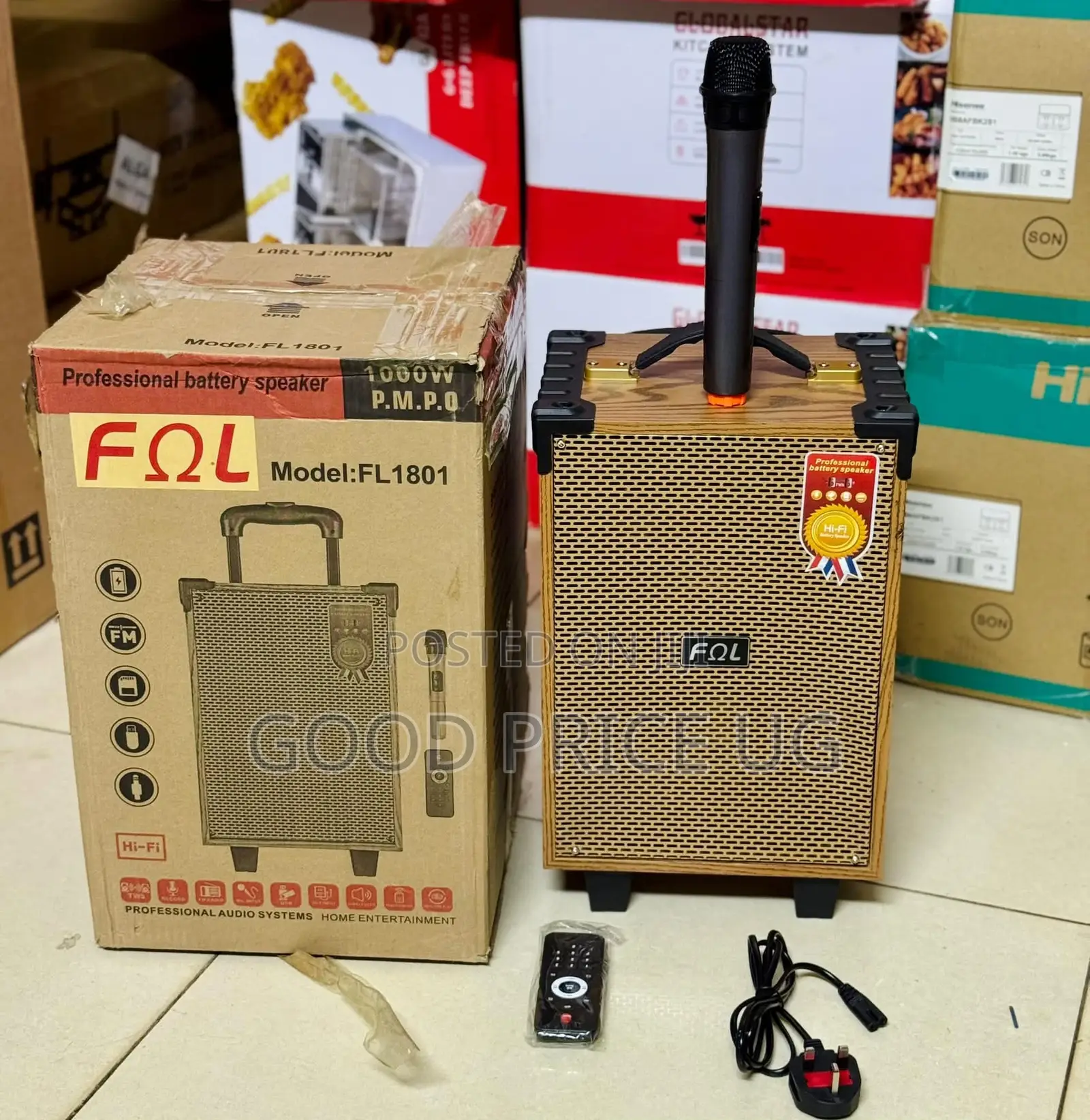 FQL Fl1801 Professional Battery Speaker