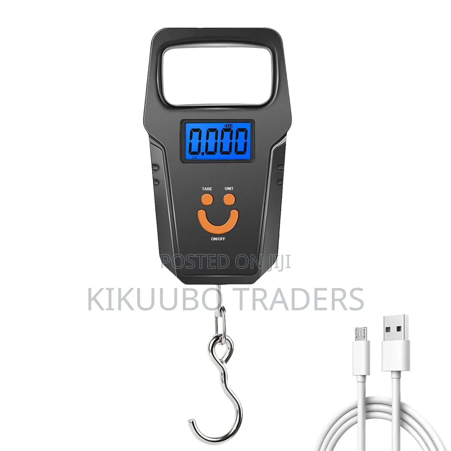 Digital Scale With Hook, 110 Lb/50 Kg Luggage Scale