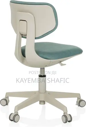 Ergonomic Swivel Study Chair - Adjustable Height (Teal)