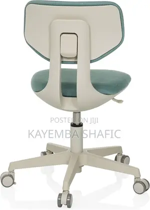 Ergonomic Swivel Study Chair - Adjustable Height (Teal)