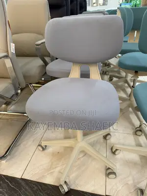 Ergonomic Swivel Study Chair - Adjustable Height (Teal)