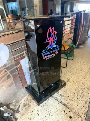 Black Glass Podium