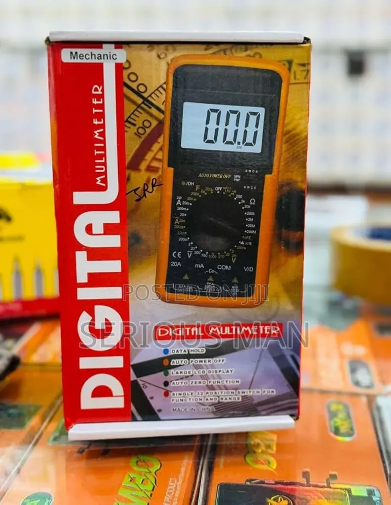 Digital Multimeter Ac/Dc Voltmeter Ammeter Voltage Multi Tester