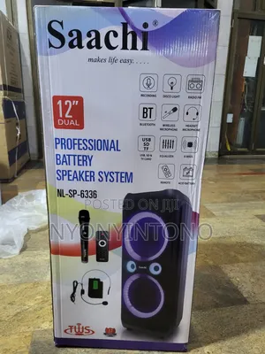 Saachi 12" Rechargeable Speaker