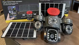 Aov 4-Lens 4g Ai Solar Camera 24-Hour Continuous Video Recording