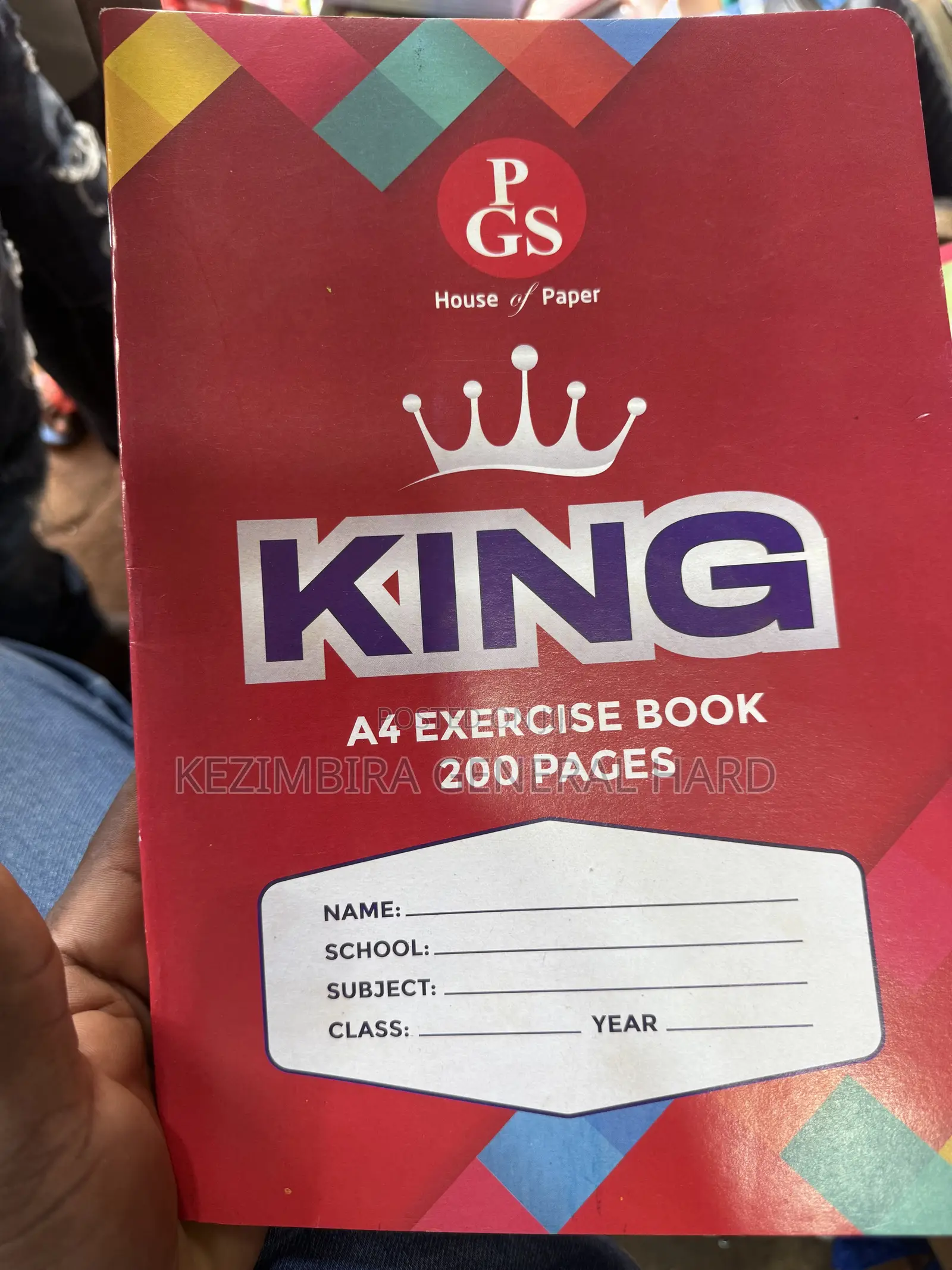 A4 Exercise Book