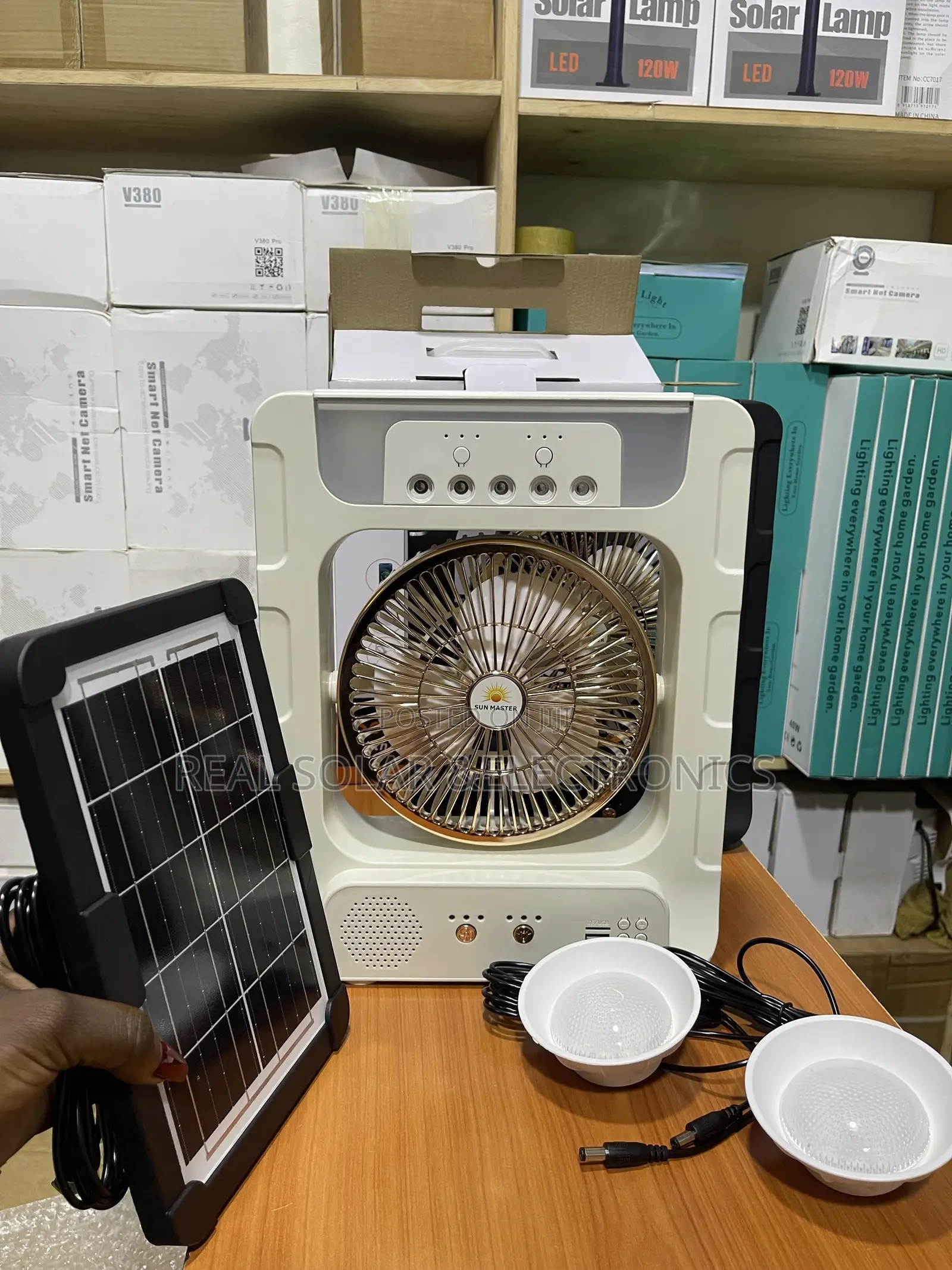 Solar Rechargeable Fan