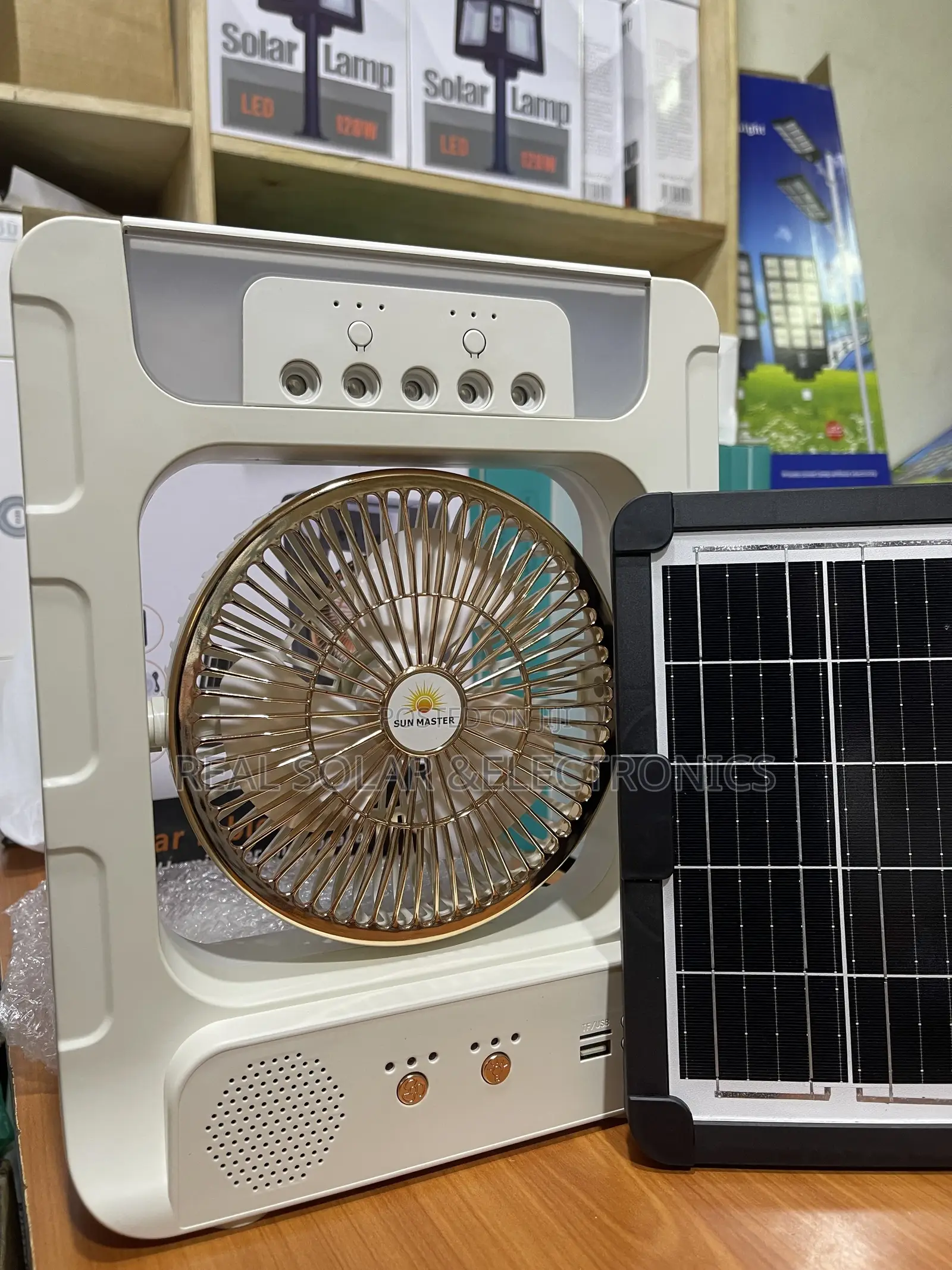 Solar Rechargeable Fan