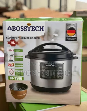 Bosstech 9litres Pressure Cooker With Steamer