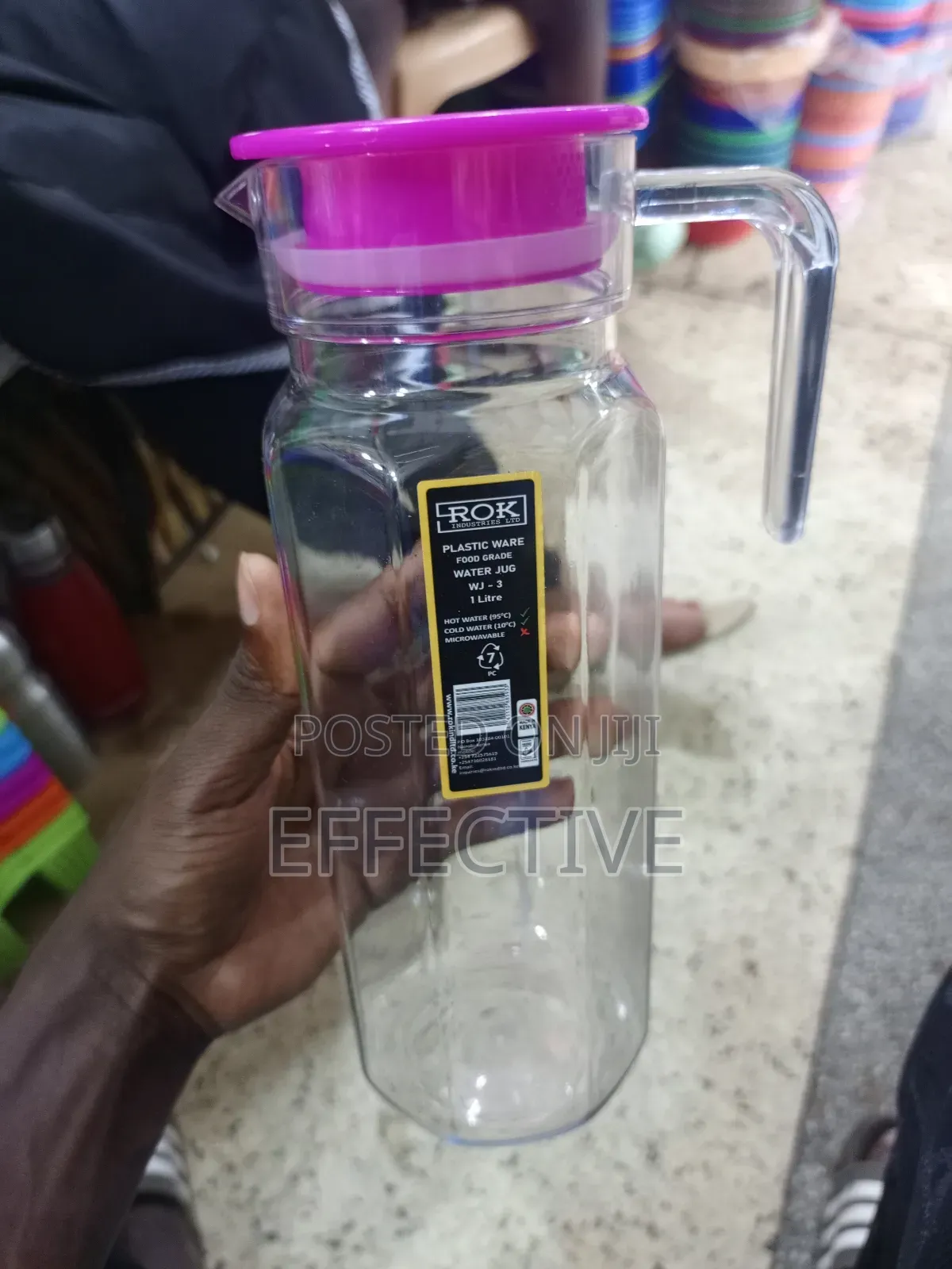 Rok Industries Plastic Water Jug.