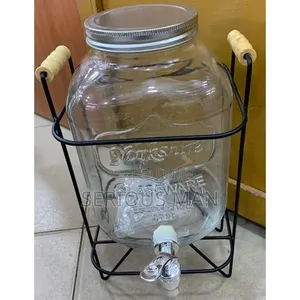 Water and Juice Dispenser With Stand