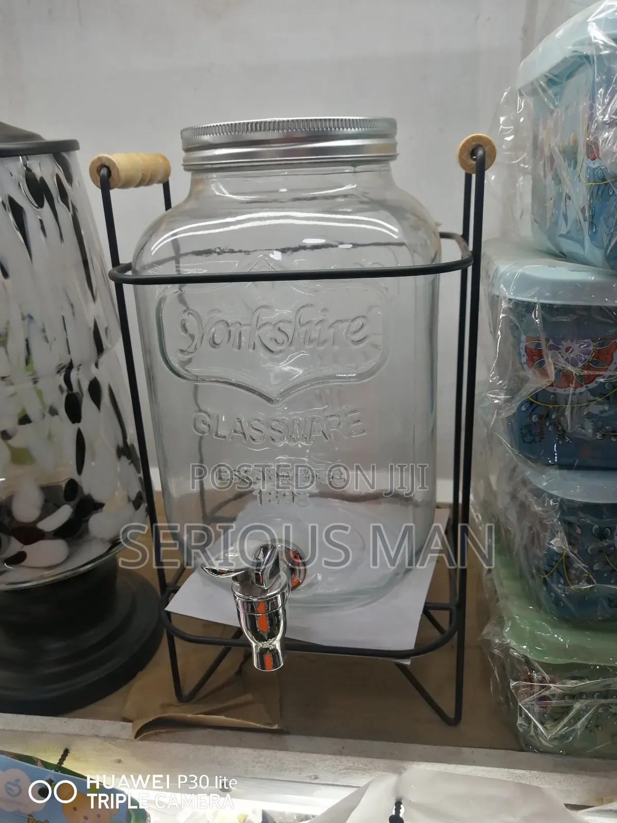 Water and Juice Dispenser With Stand