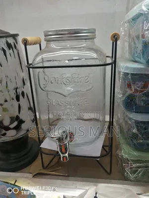Water and Juice Dispenser With Stand