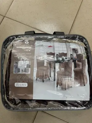 6 PCS Universal Elastic Dining Chair Covers Set