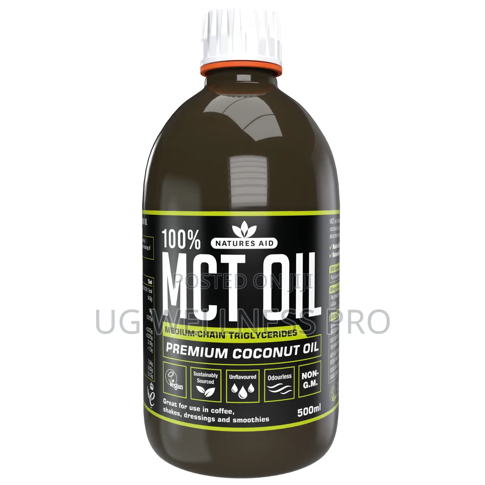 Natures Aid 100% Pure MCT Oil (500ml)