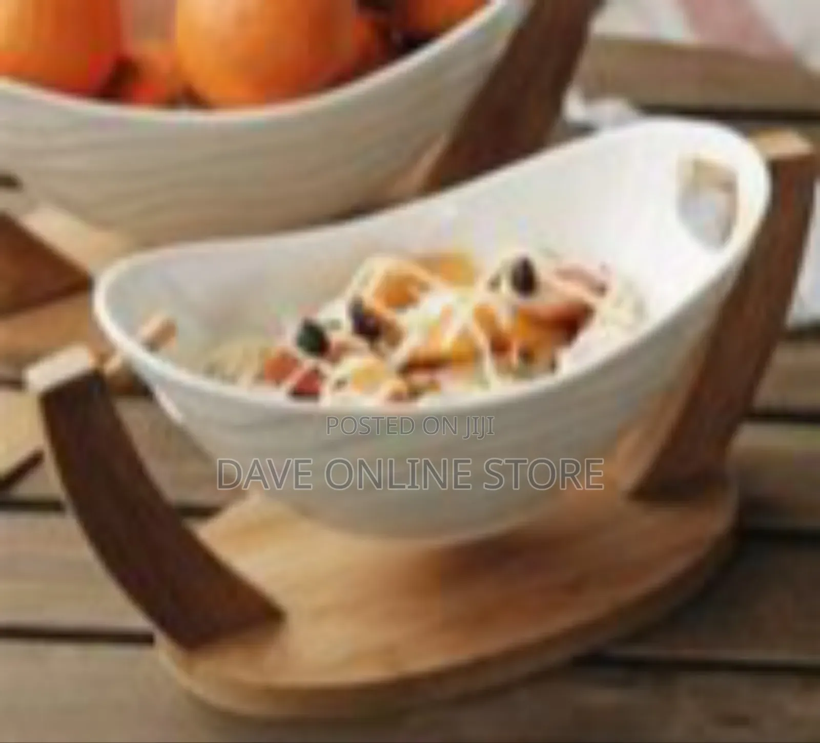 Modern Textured Ceramic Fruit Bowl