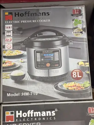 Hoffmans Multifunctional Electric Pressure Cooker 8l-Hm719