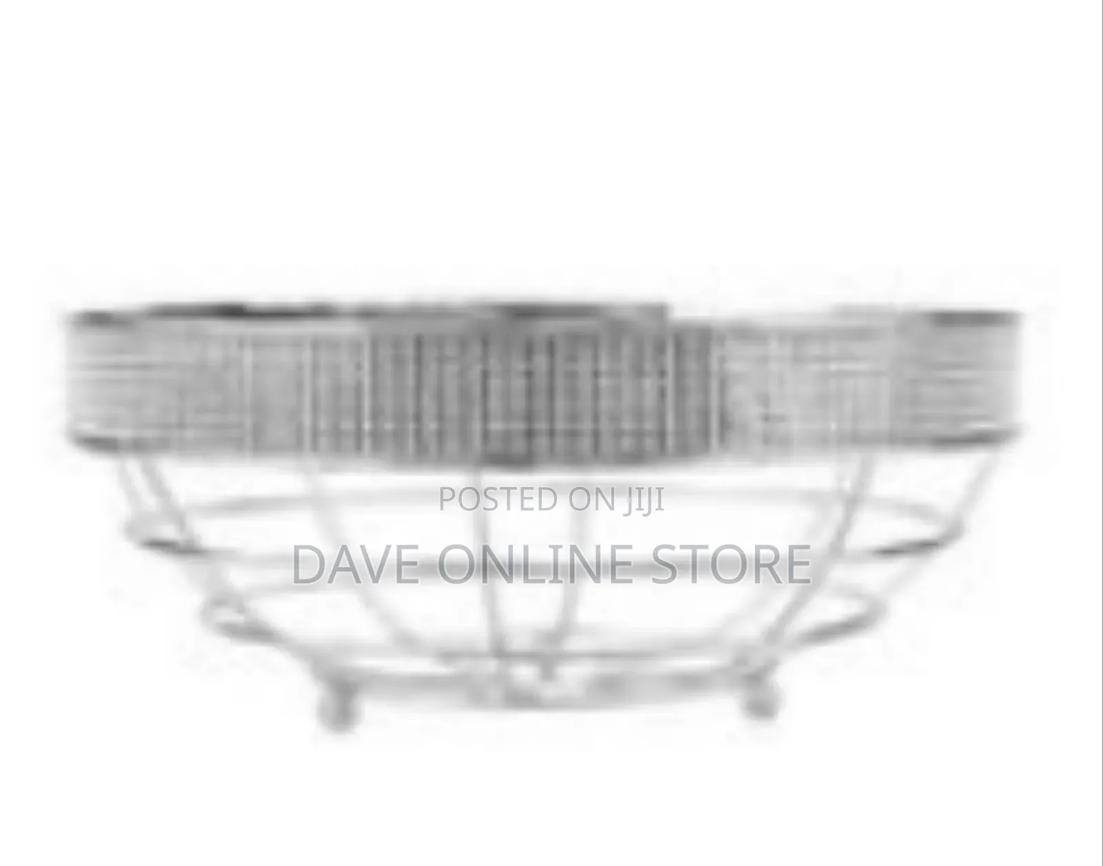 Glamorous Crystal-Trimmed Wire Fruit Bowl