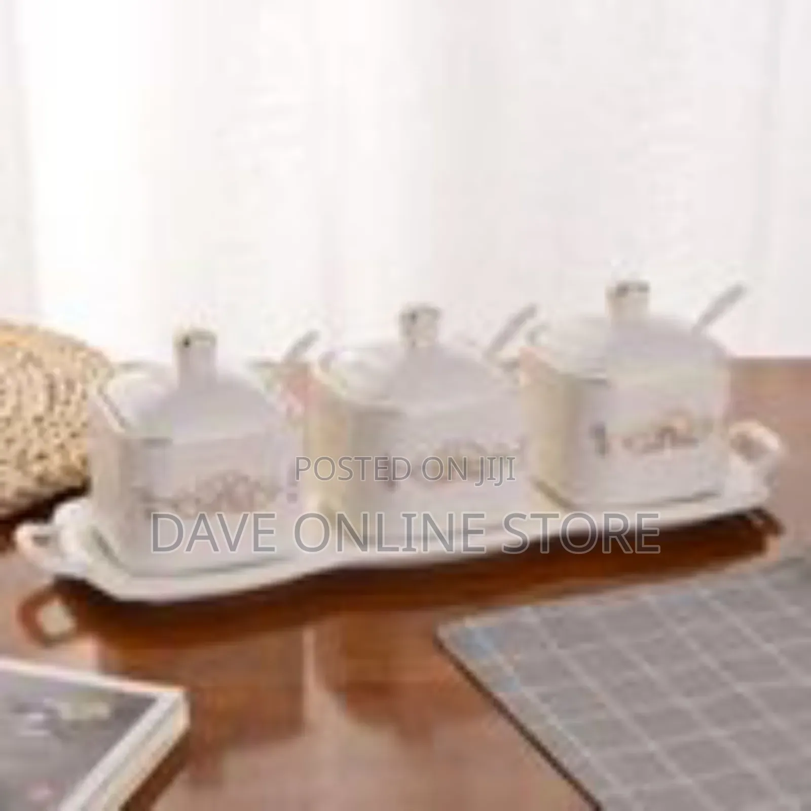 Elegant Ceramic Seasoning Jar Set