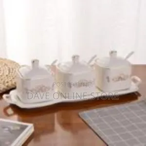 Elegant Ceramic Seasoning Jar Set