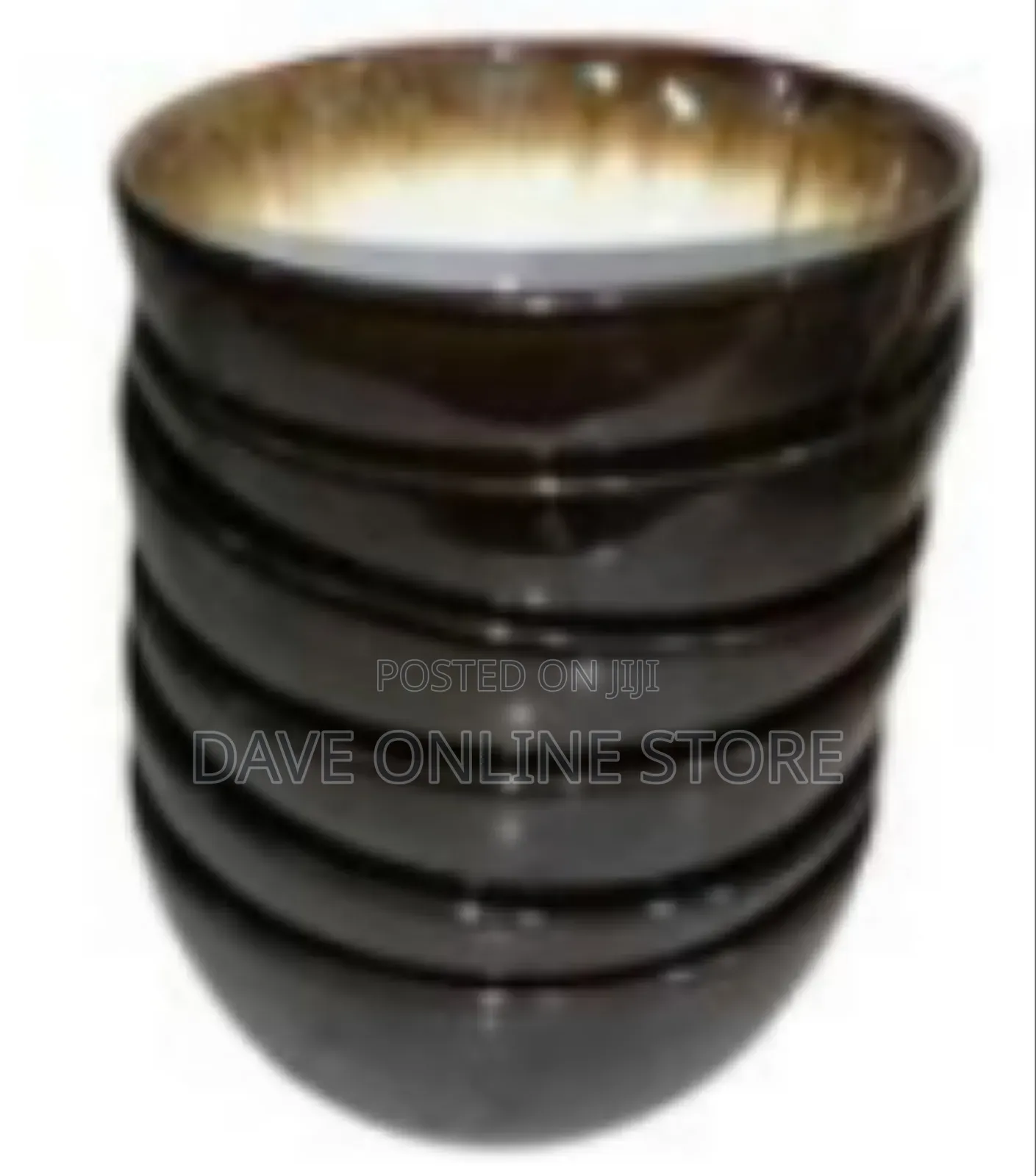 Rustic-Inspired Ceramic Serving / Cereal Bowls (Set of Six)
