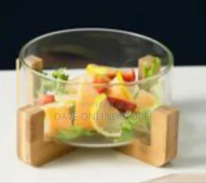 Elegant Glass Serving Bowl