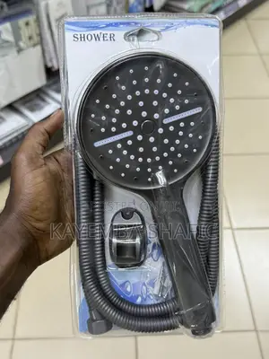Premium Matte Black Handheld Shower Head Set With Hose