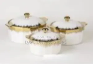Elegant Ceramic Serving Dishes / Casserole Set