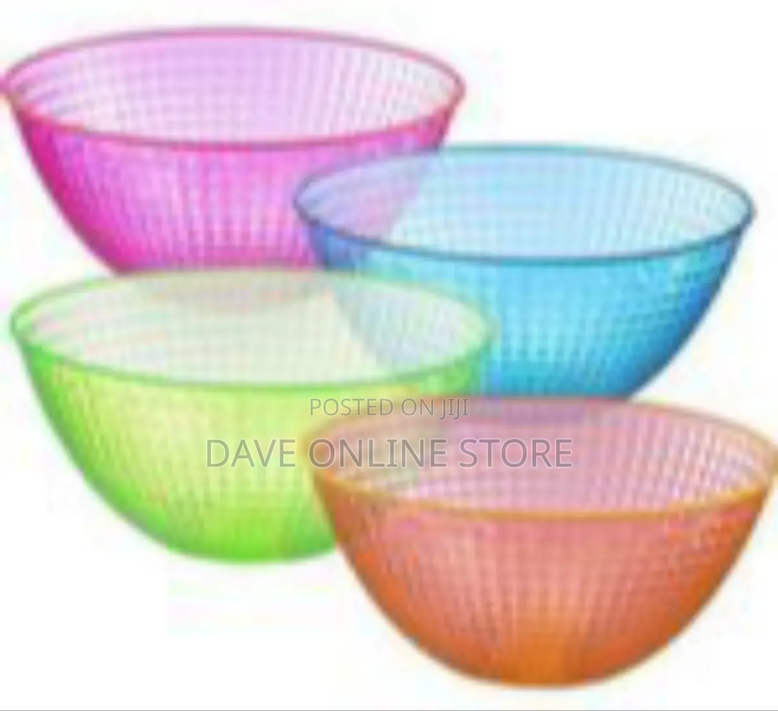 Elegant Textured Glass Serving Bowl Set (2-Pieces)