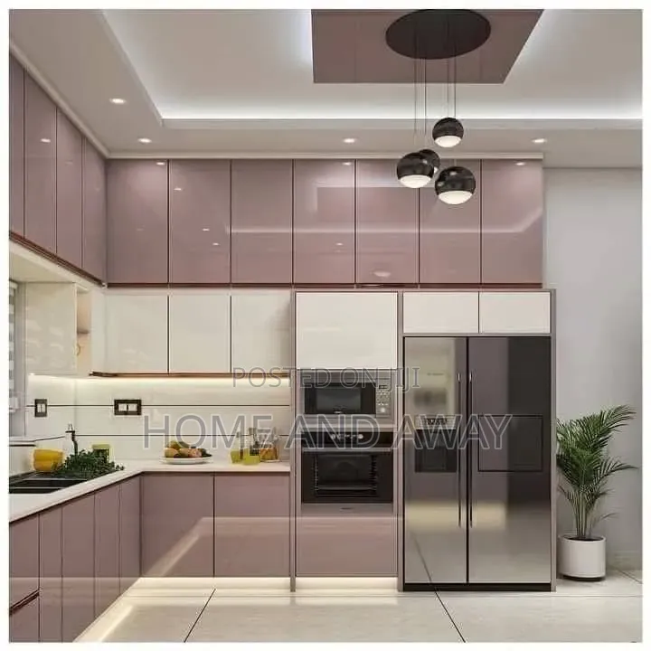 Gloss Board Kitchen Cabinets From 1,500,000/- Per Running Meter