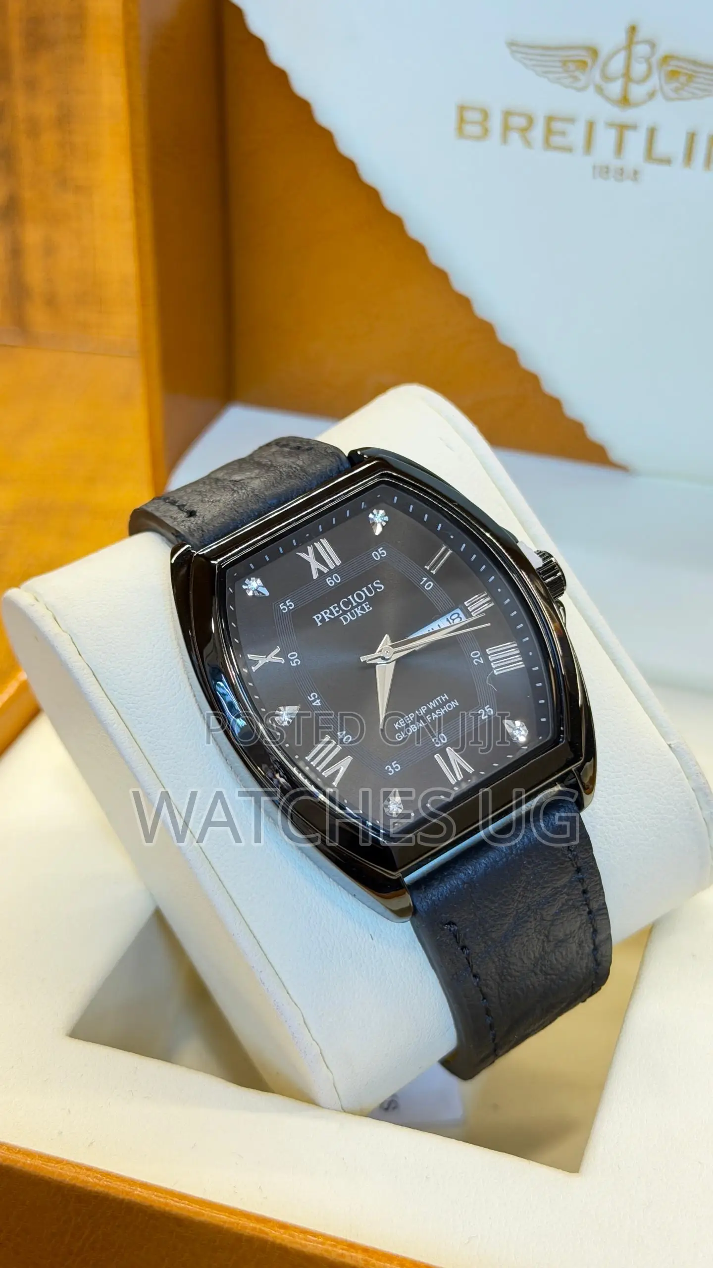Precious Duke Rectangular Luxurious Watch