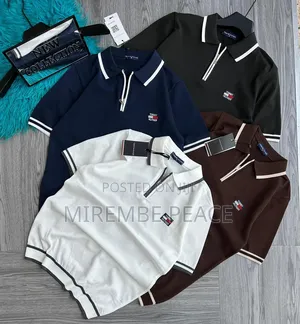 Sleeve Trim Polo T-Shirts