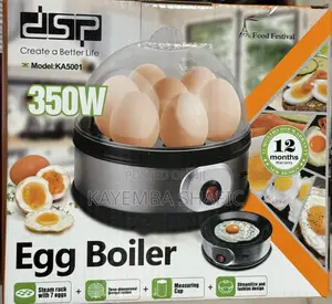 DSP Electric Egg Boiler Steamer (350w) – Brand New