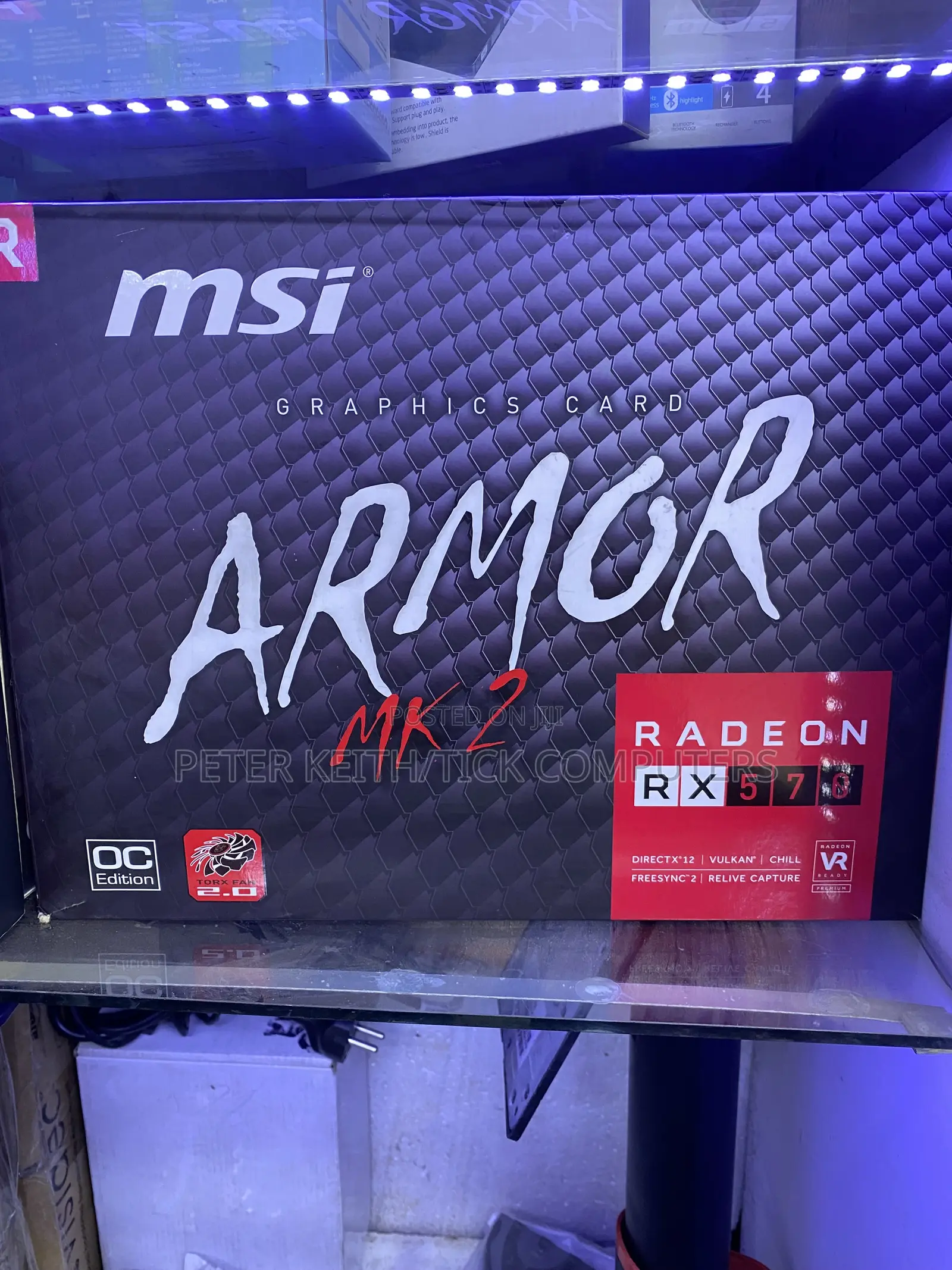 Msi Radeon Rx 580 Armor 8gb Ddr5 Oc Graphics Card for Professionals