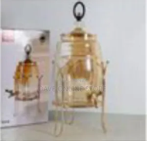 Elegant Glass Beverage Dispenser