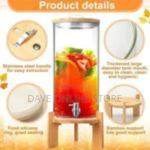 Elegant Glass Beverage Dispenser